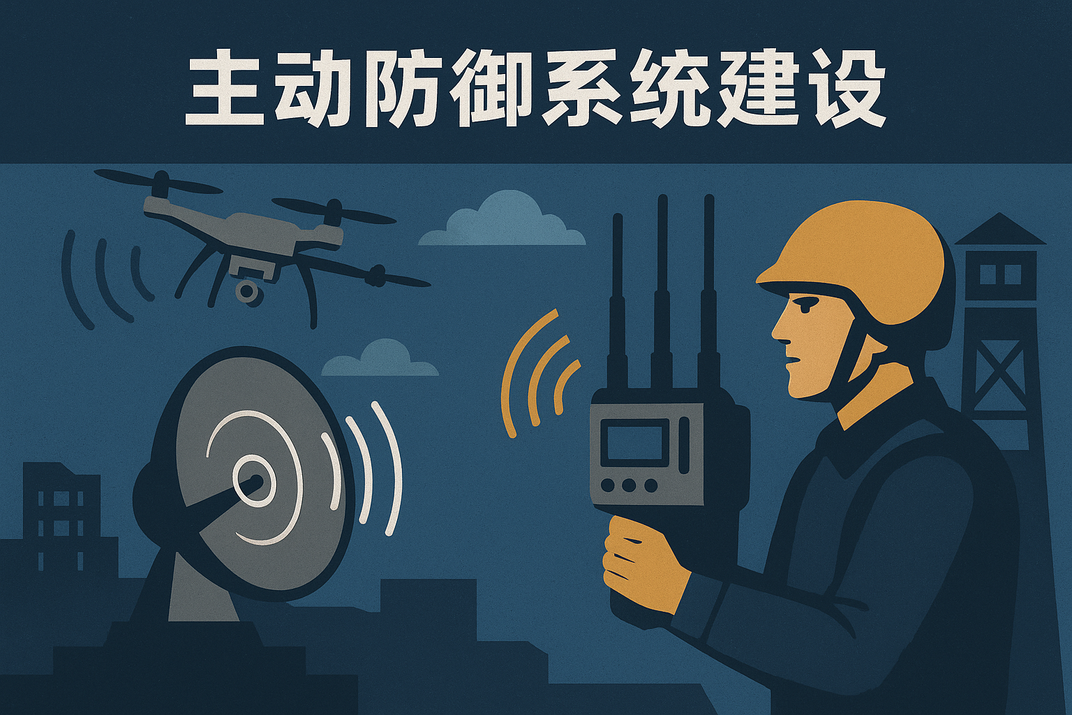 無(wú)人機(jī)主動(dòng)防御系統(tǒng)圖